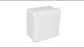 Caja pl�stica de paso 10x10x7 cm
