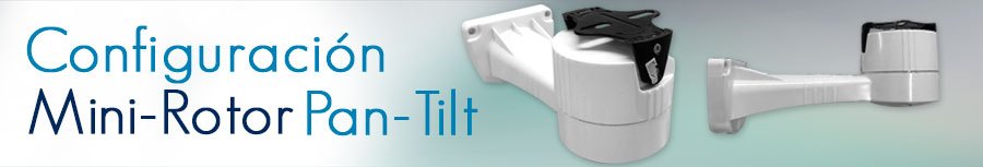 Configuracion mini-rotor Pan-Tilt