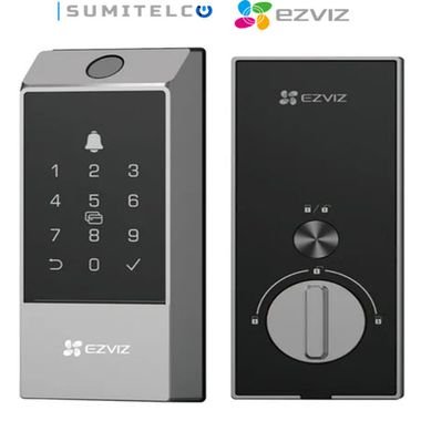 EZVIZ DL04 Pro Cerradura Inteligente Wi-Fi Huella y Tarjeta (IP55)