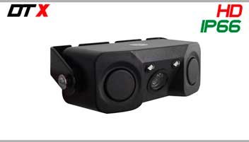 Cámara para vehículo con sensores de proximidad