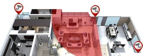 Diagrama y relación de lentes CCTV